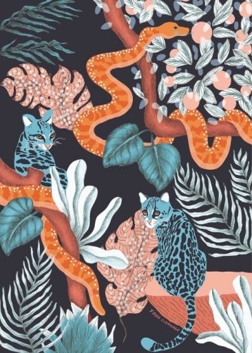 Jungle Cats af Frida Clerhage