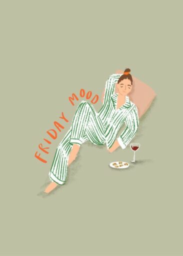 Friday Mood af Martha Ratcliff